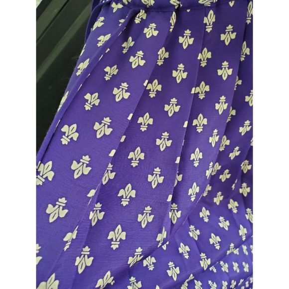 Vintage 80s fleur de lis, size 14 - Picture 6 of 13